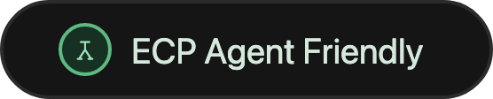ECP Agent Friendly badge dark
